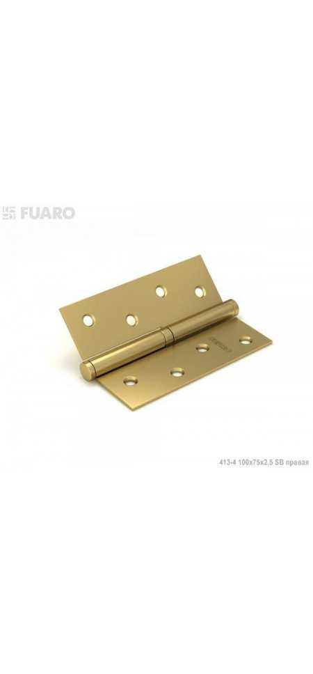 Петли накладные карточные FUARO 413 4 100x75x2,5